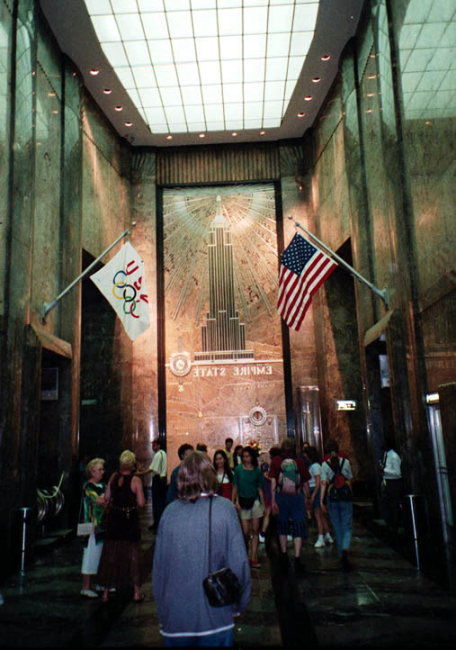 Entrance of the Empire State Building