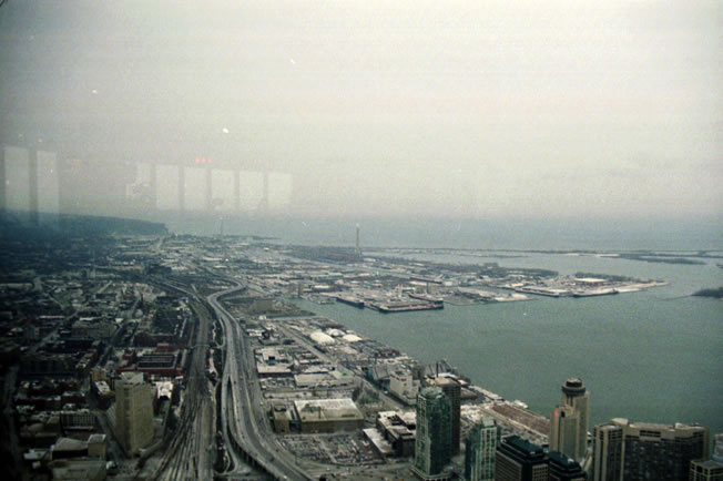 View over Toronto harbour