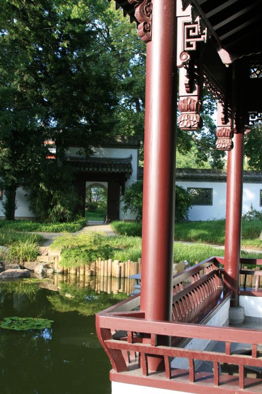 Chinese garden in Frankfurt's Bethmannpark