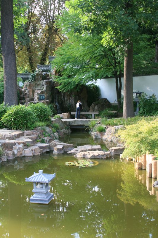 Chinese garden in Frankfurt's Bethmannpark
