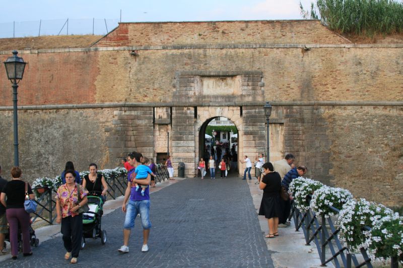 Entrace to the fortress of Peschiera del Garda