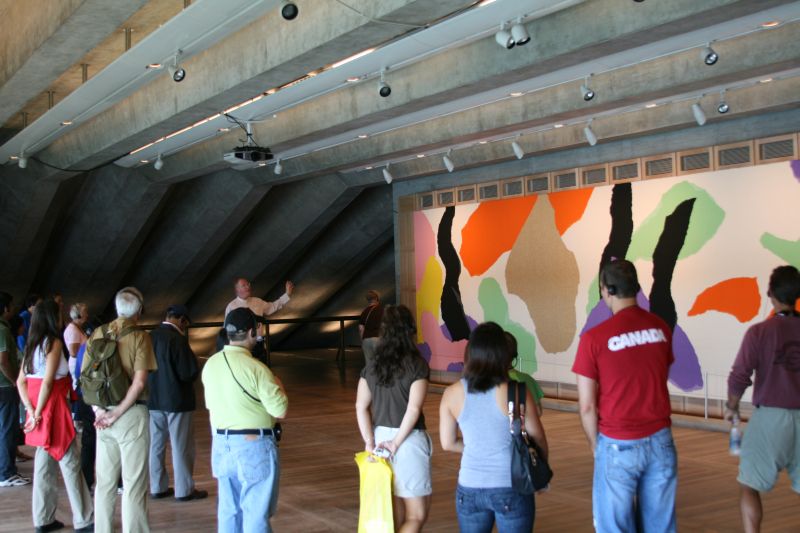 Art inside Sydney Opera House