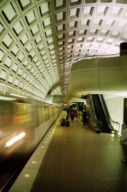 Futuristische U-Bahn