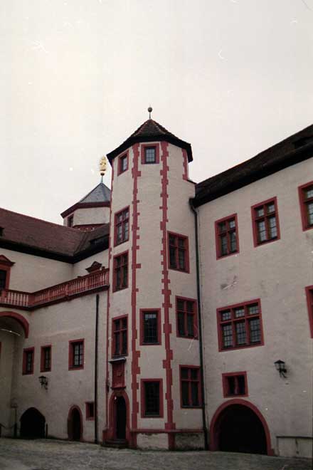 Innenhof der Festung Marienburg