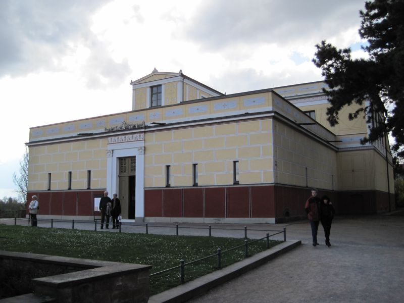 Main entrance of the Pompejanum