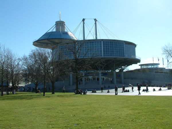 Netter Blick auf das Convention Center (CC)