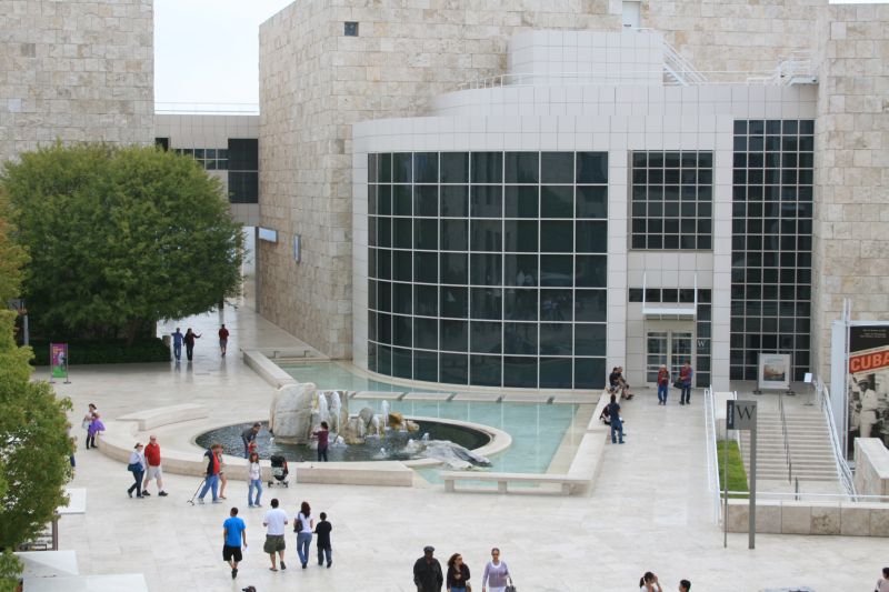 Museum Courtyard Fountains