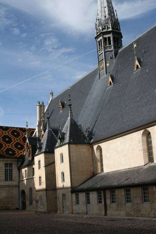 Inner courtyard of the Hospices de Beaune