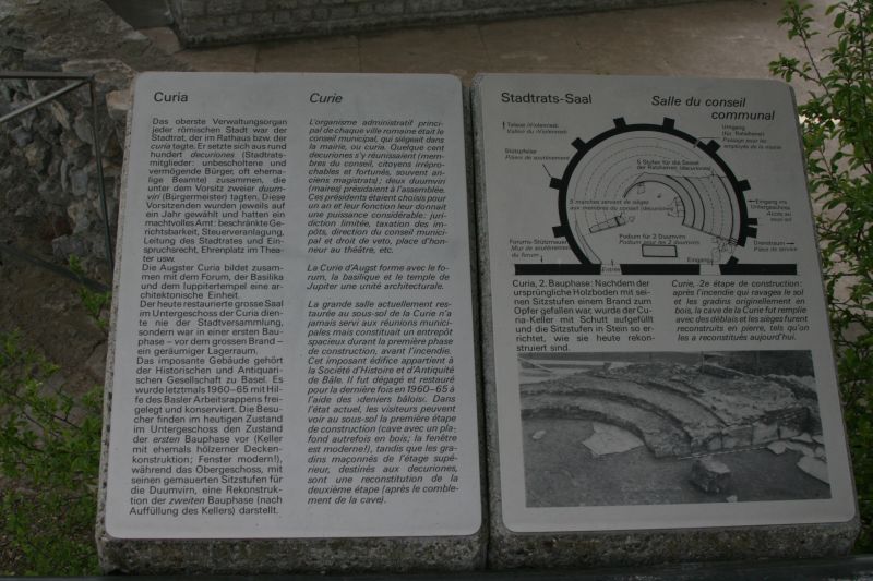 Information text about the Curia