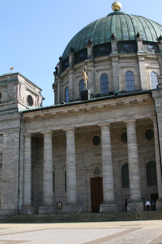 The impressive St. Blasien cathedral was build by Benedictine monks as a baroque copy of the Pantheon in the middle of the Black Forest.