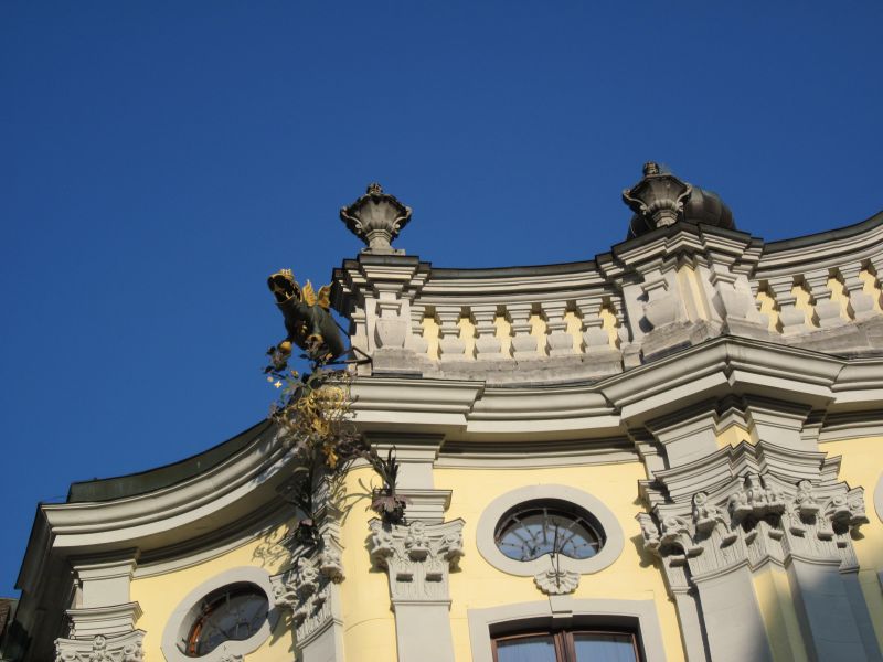 Fassade of the& Jesuit College "Kolleg St. Blasien"