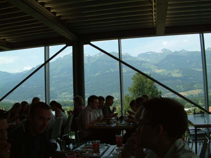 Cafeteria of the& Liechtenstein University of Applied Sciences