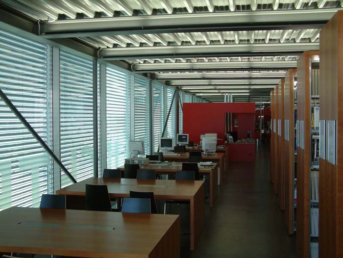 Bibliothek der Hochschule Liechtenstein.