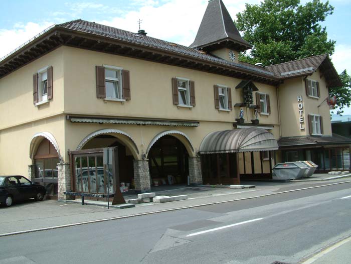 This former hotel ("Schlössle") now serves as a dormitory for the Liechtenstein University of Applied Sciences