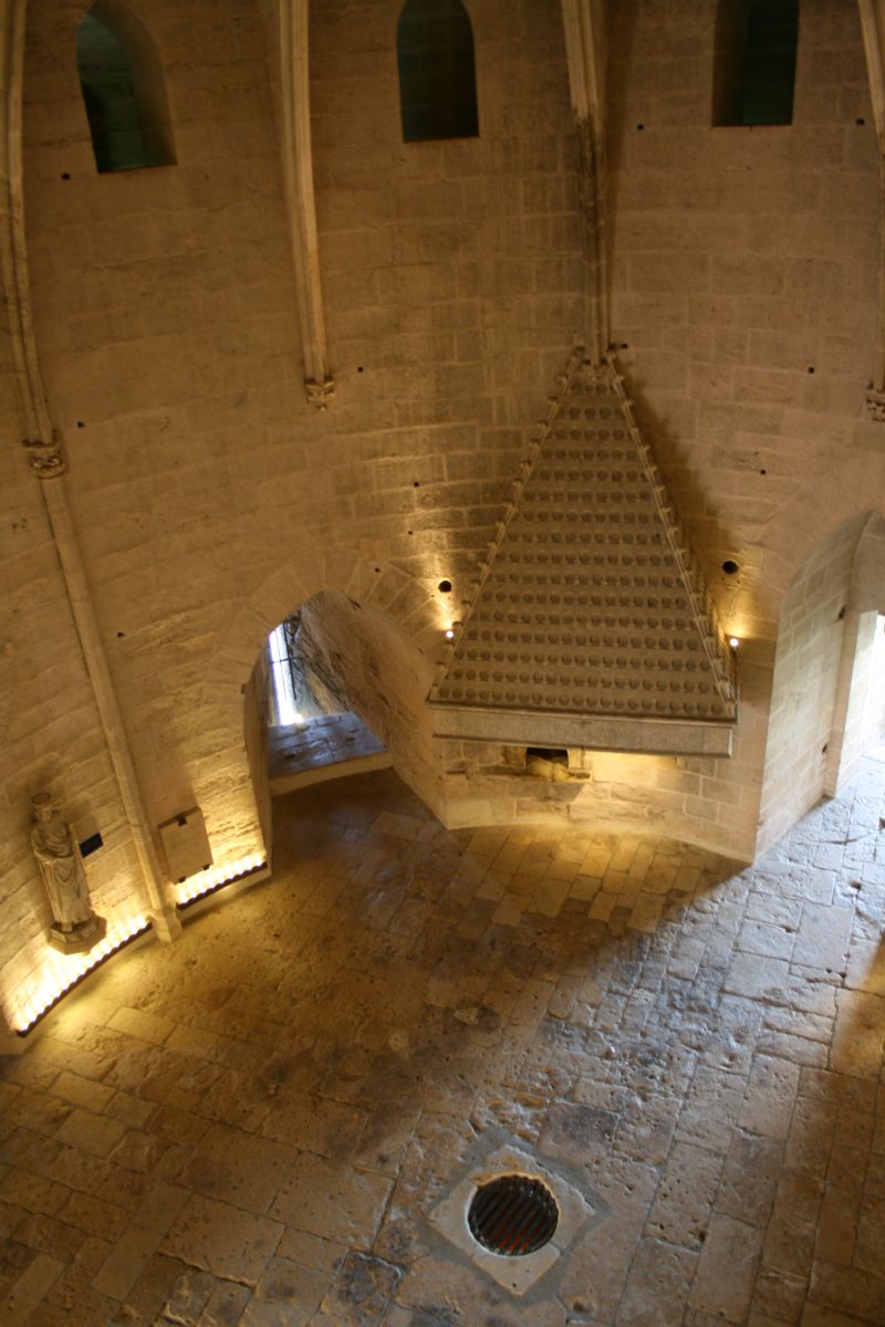 Main entrance hall of the Tour de Constance