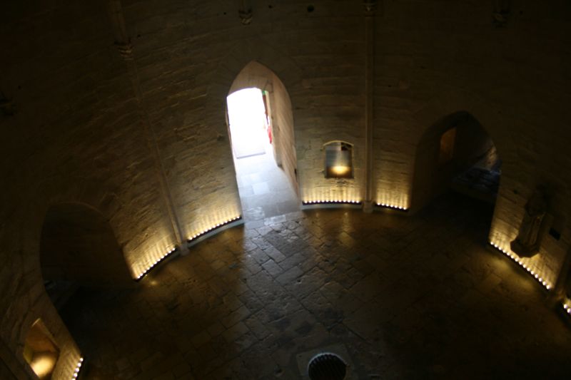 Main entrance hall of the Tour de Constance