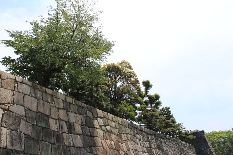 Innere Steinmauer der& Nijō Burg