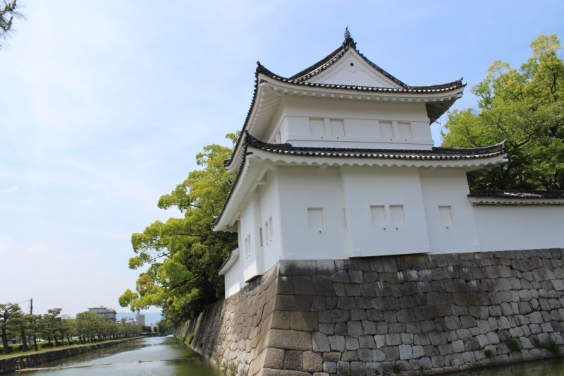 Turm in der südöstlichen Ecke der Burg Nijō