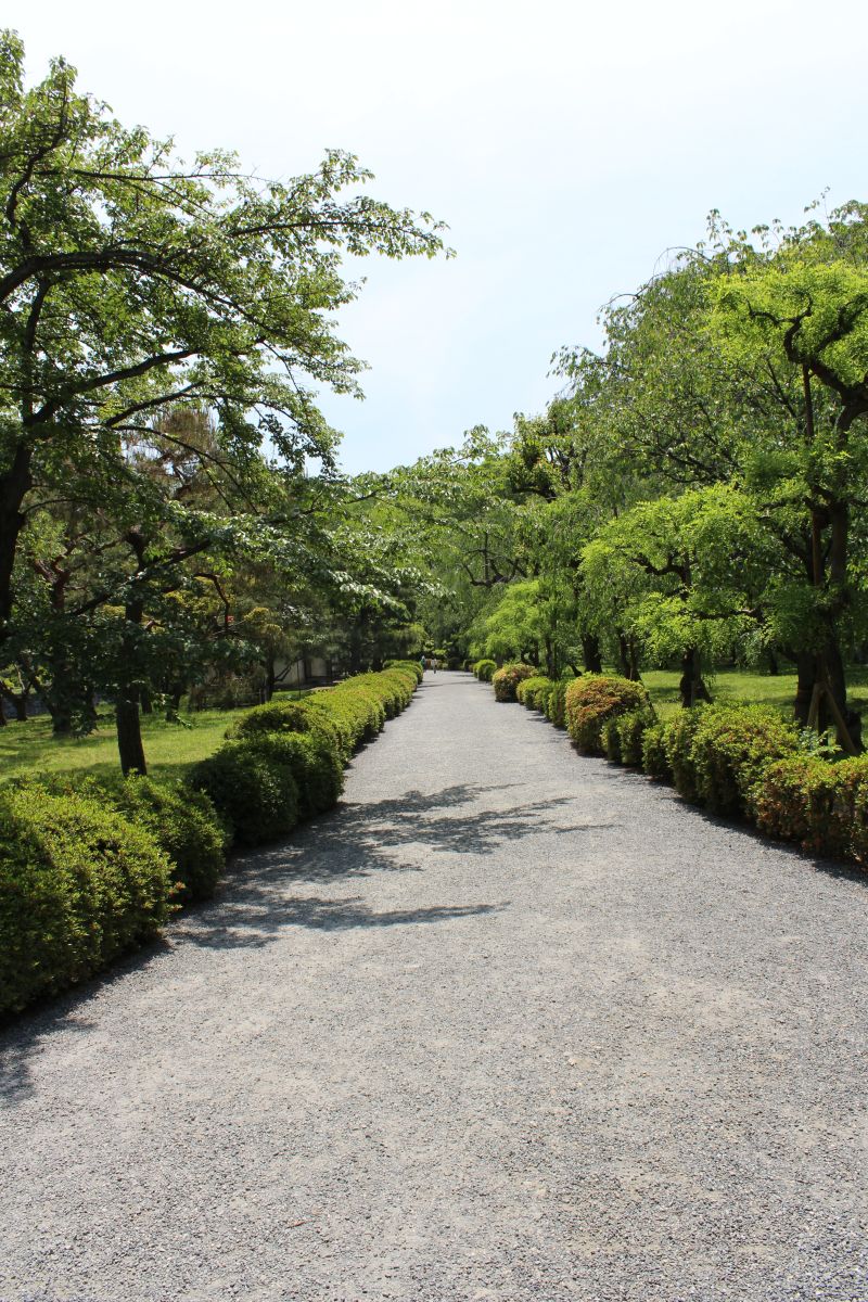 Park innerhalb der Burg Nijō