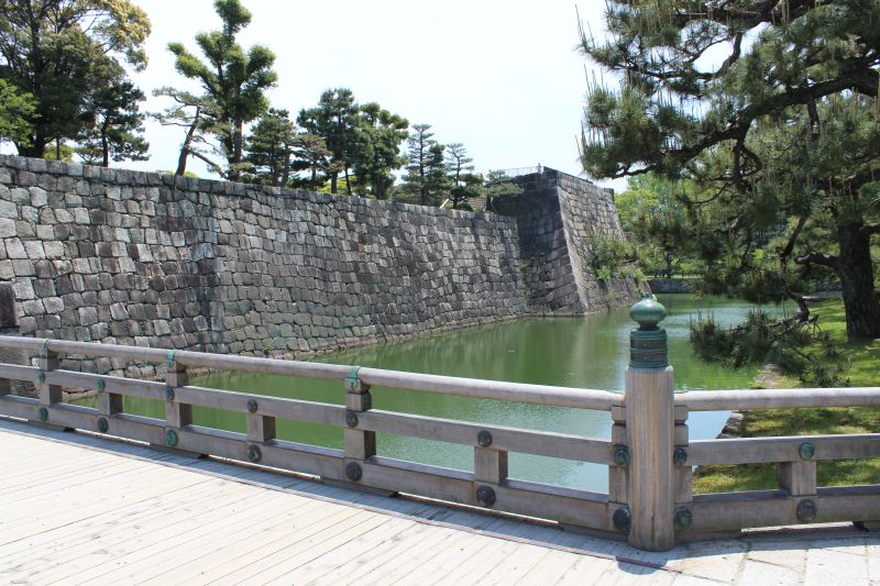 Inner moat and wall of Nijō Castle