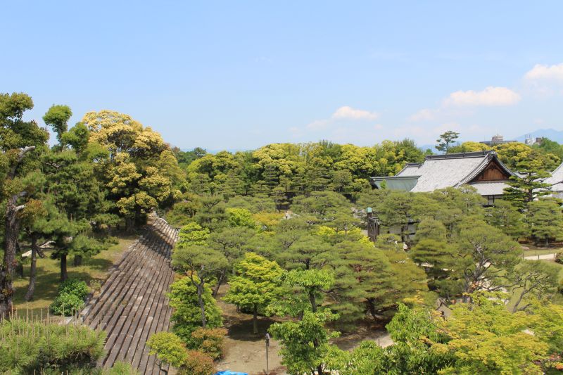 Honmaru Garten innerhalb des Nijō Castle