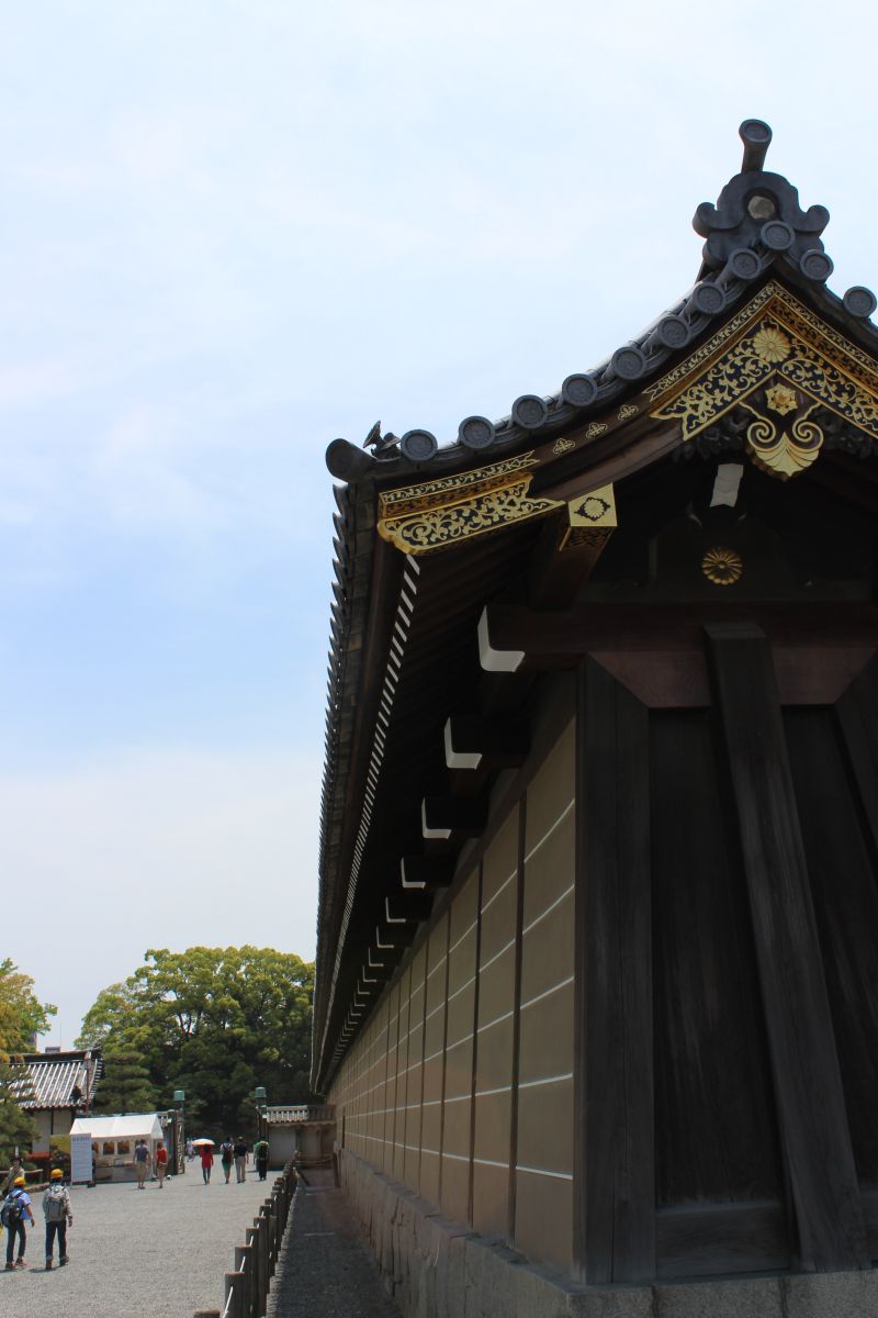 Walls of Ninomaru palace in Nijō Castle