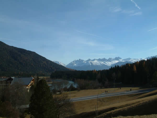 Berglandschaft um den Ort Seefeld bei Innsbruck