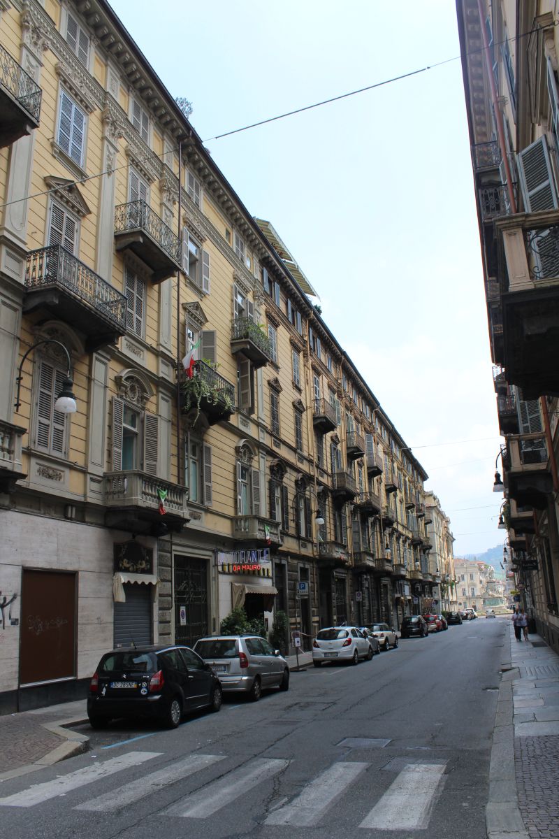 Streets in the old town of Turin