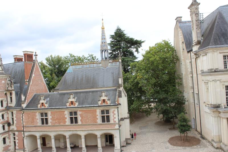 View to the Saint-Calais Chapel