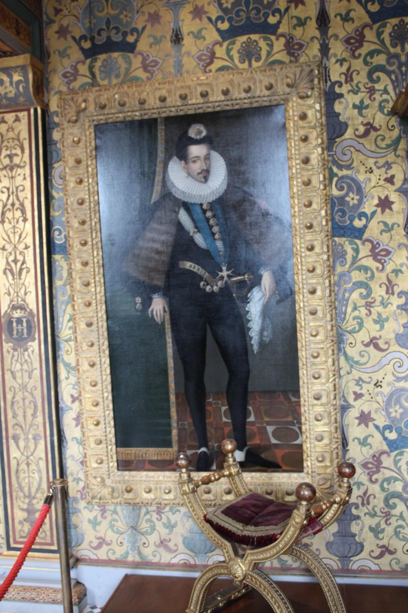 Portrait of Francois I in his bedroom