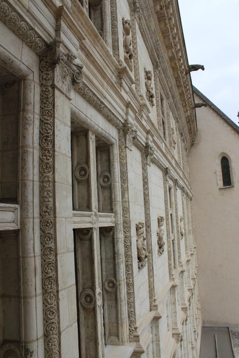 Renaissance Fassade des Flügels Franz I., erbaut zwischen 1515 und 1520.