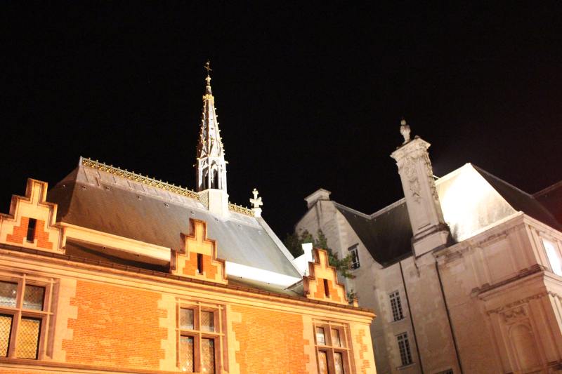 Inner courtyard of Blois Royal Palace