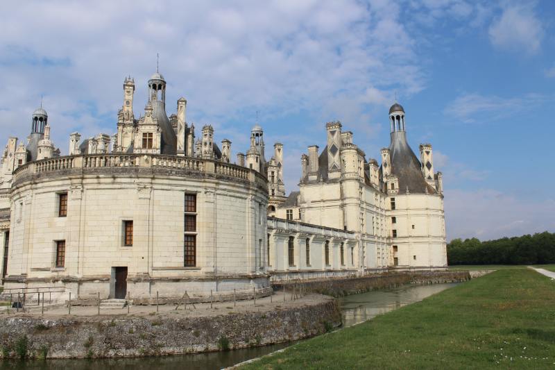 Östliche Front des Château de Chambord