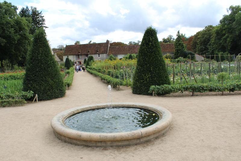 Flower garden used to grow decorations for the palace