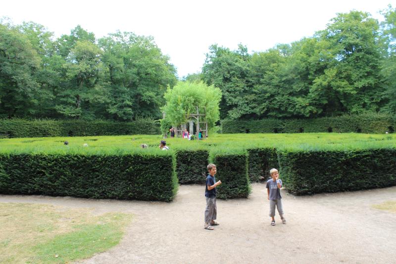 Labyrinth in the palace gardens