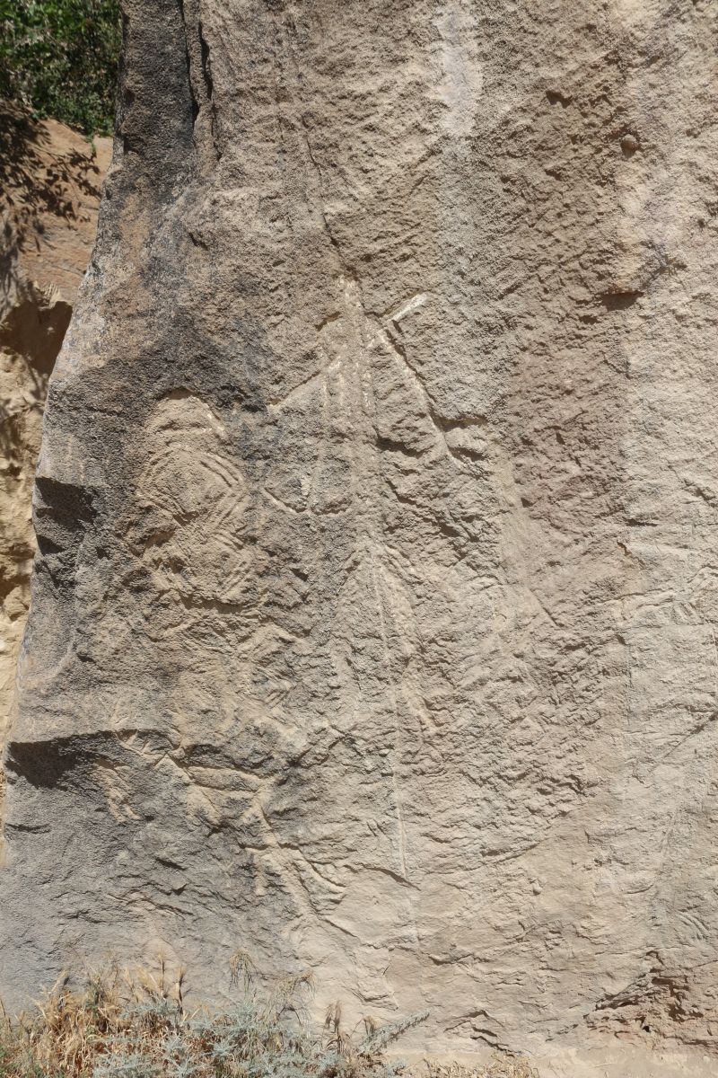 Rock art engravings in Gobustan National Park