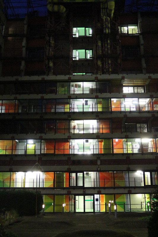 University Hospital RWTH Aachen at night