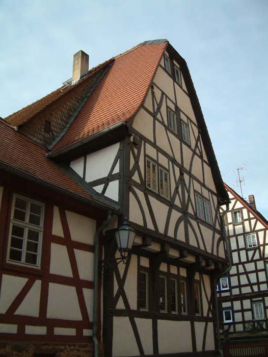 Timbered house in the old town of Büdingen