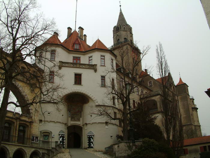 Das Eingangsportal des Schlosses Sigmaringen