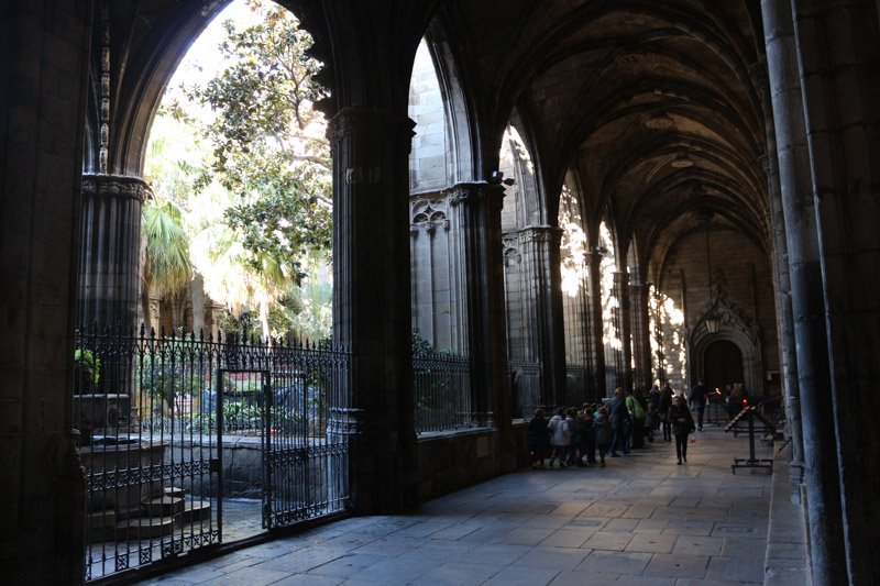 Cloister of Barcelona cathedral