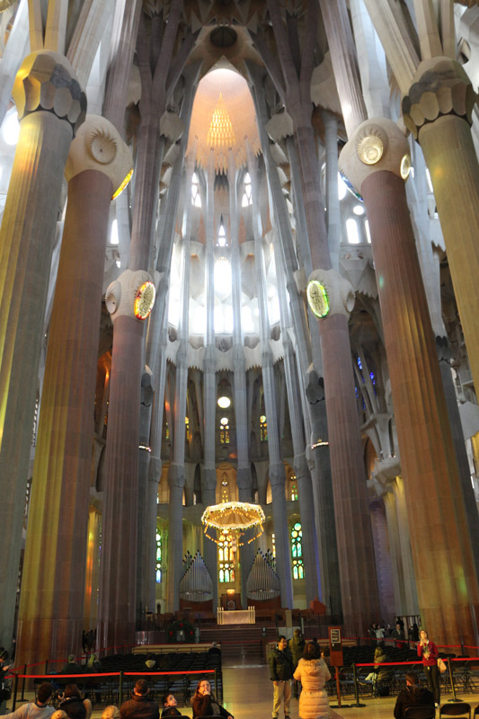 Main altar under the 75 meter apsis