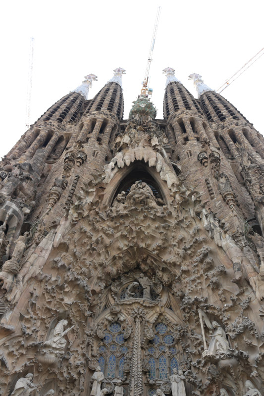 Die Geburtsfassade& der& Sagrada Família