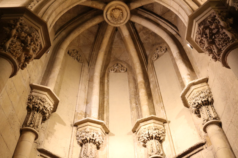 The crypt below the basilica