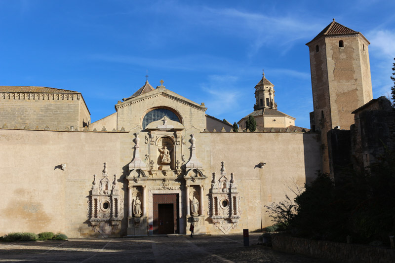 Main entrance to the high church, a three-nave basilica from the 12th century