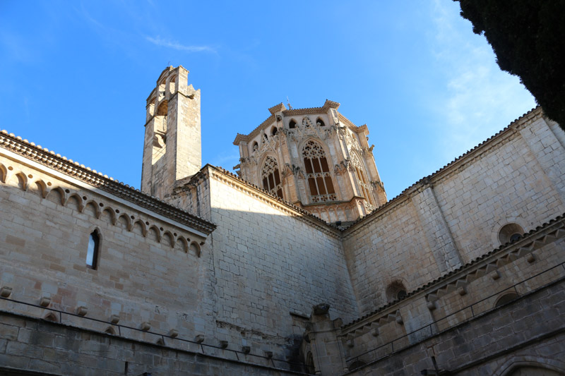 Bell tower and main tower above the basilica