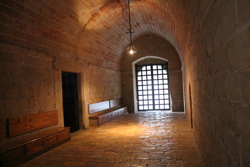 Corridor leading to the cloister