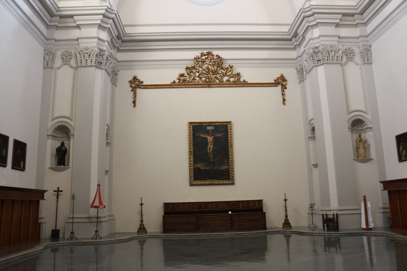 New sacristy built in baroque style during the 18th century