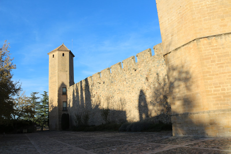 Inner walls surrounding the monastery