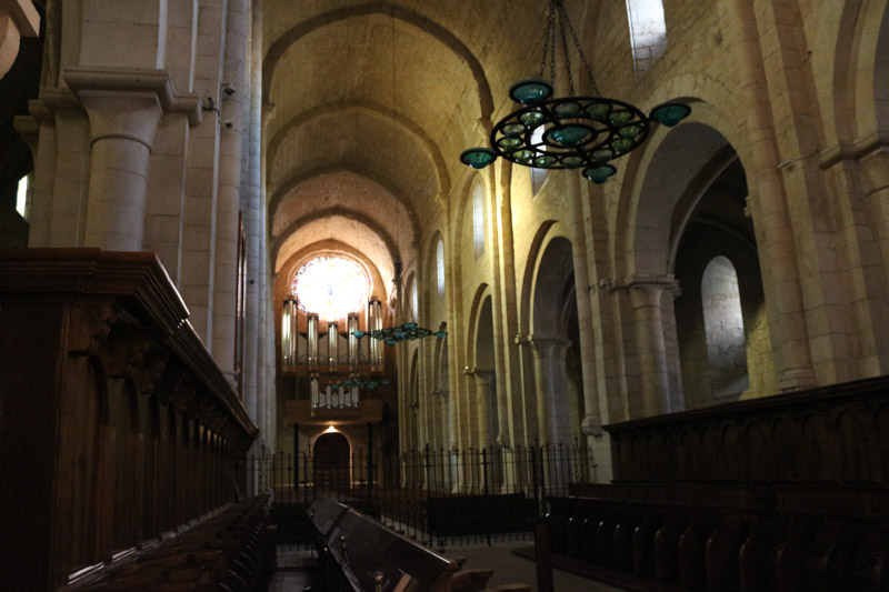 Three-nave basilica from the 12th century