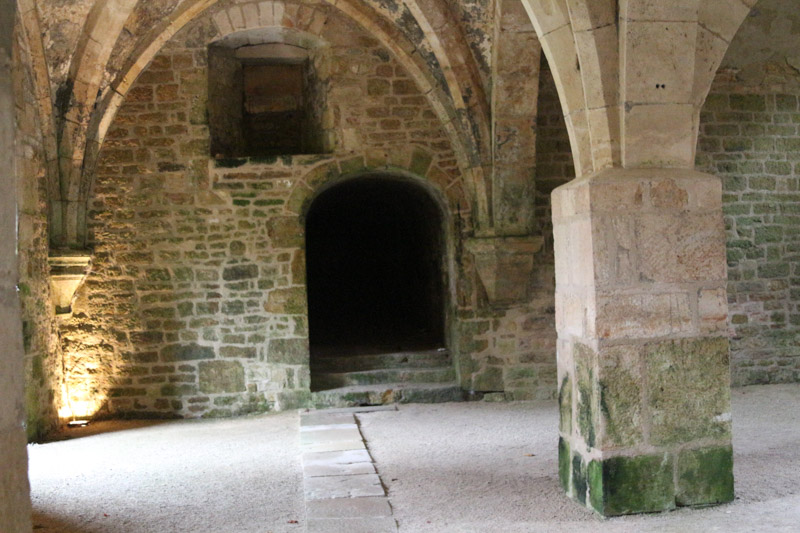 Old forge of the abbey. Here the ore from the neighboring mine was directly processed.